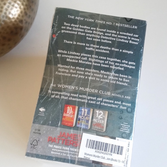 Set of 6 James Patterson M*urder Club Series 6 Book Collection Set (Books 13-18) - Picture 8 of 14